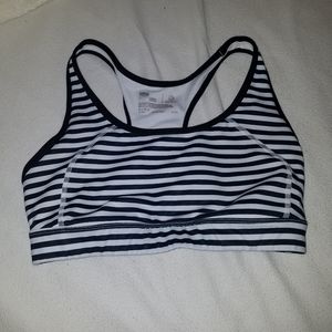 Striped Sports Bra
